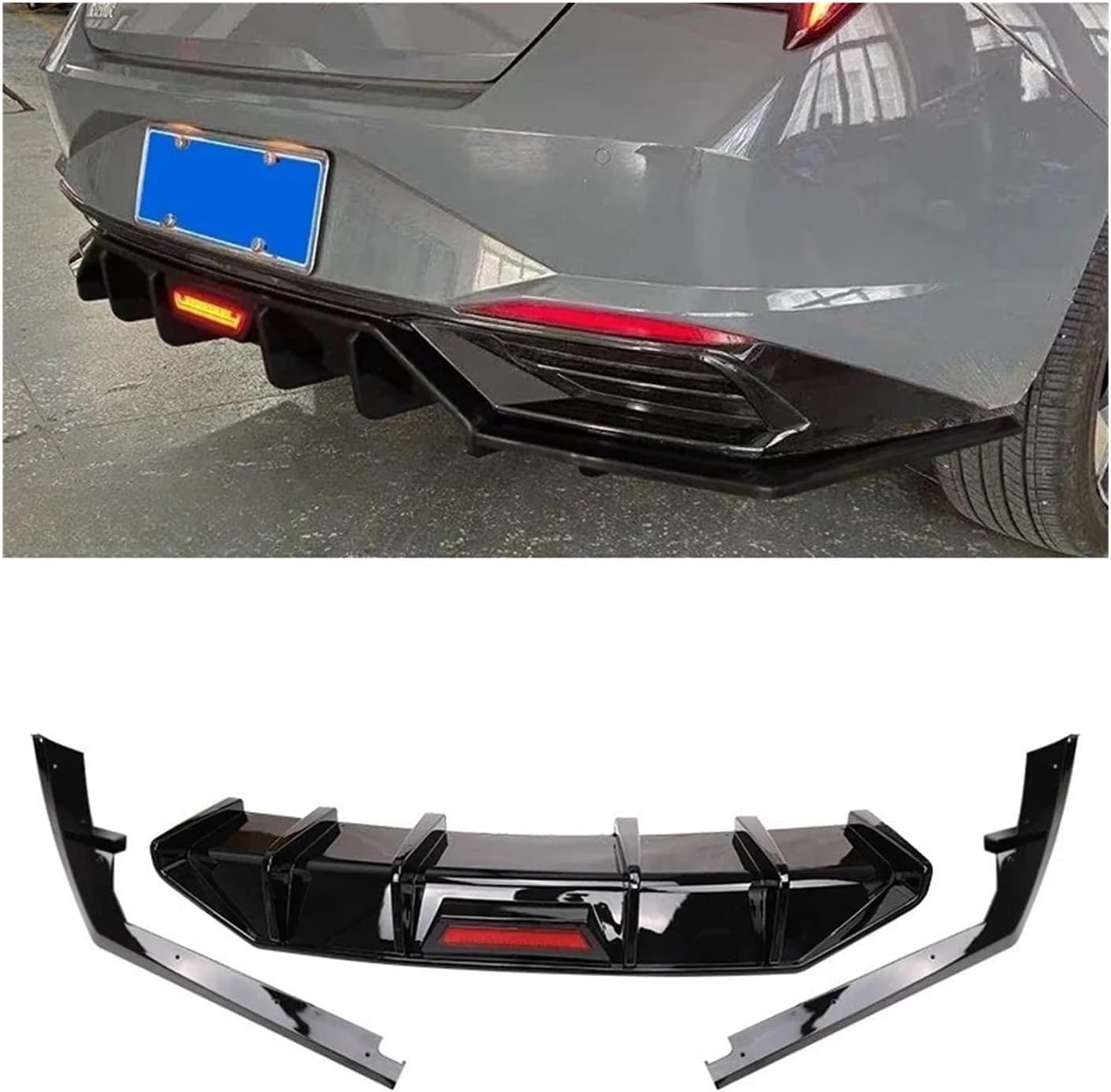 ヒュンダイ エラントラ アバンテ CN7 リアバンパー リップ スポイラー